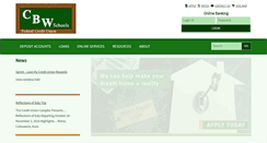Desktop Screenshot of cbwsfcu.org